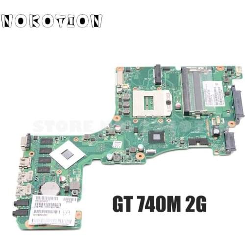 NOKOTION For TOSHIBA Satellite L50T-A L50-A PC Motherboard HM86 DDR3L GT740M 2GB V000318130 6050A2556201 Mainboard