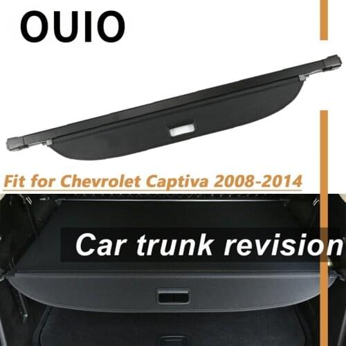 OUIO 1Set Car Rear Trunk Cargo Cover For Chevrolet Captiva 2008 2009 2010 2011 2012 2013 2014 Security Shield Shade Accessories