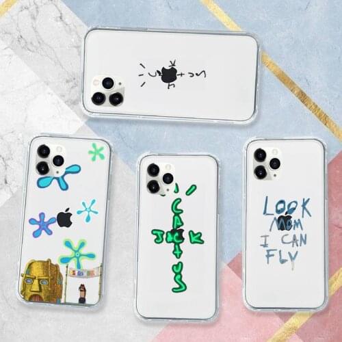 Travis Scott Huncho Jack ASTROWORLD Phone Case Transparent soft For iphone 5 5s 5c se 6 6s 7 8 11 12 plus mini x xs xr pro max
