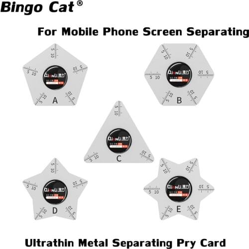 5pc Qianli Disassembly Card Tools For Mobile Phone Tablet Back Cover LCD Screen Opening Separating Repair Hand Disassembly Set