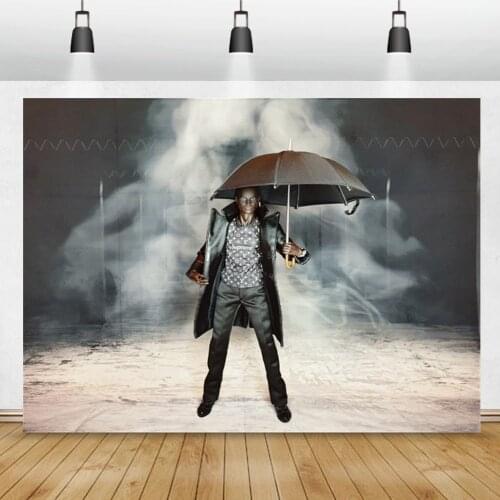 Photo Backdrop Light Smoke Stage Gradient Solid Color Portrait Party Photophone Photography Background Photocall Photo Studio