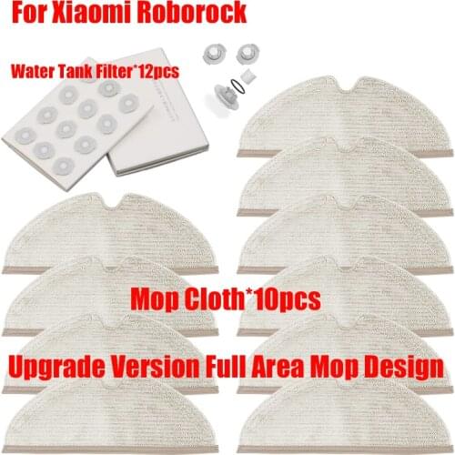 Water Tank Filter Rags Parts For XiaoMi Roborock S50 S51 S52 S55 T60 T61 E20 E25 E35 C10 T4 T6 Water Tank Mop Cloth Accessories