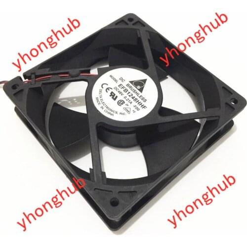 Detla Electronics EFB1248HHF F00 DC 48V 0.21A 120x120x32mm Server Cooling Fan