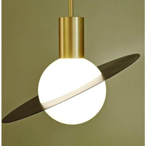 Nordic iron lustres para quarto lamparas de techo colgante moderna lamparas de techo avizeler ventilador de techo