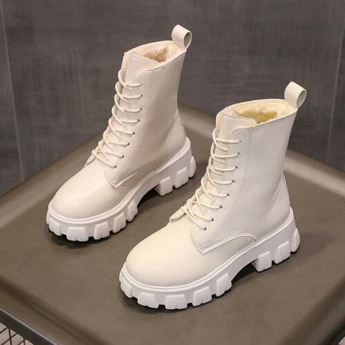 Women Rain Boot 2021 Summer Woman Lace Up Ankle Boots Ladies Outside Waterproof Fashion Shoes Female Casual Comfortable Footwear