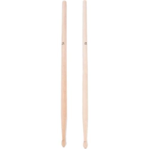 1 Pair 15.74 inch 5A Maple Drum Sticks Wood Wooden Tip Band Musical Instrument Drumsticks
