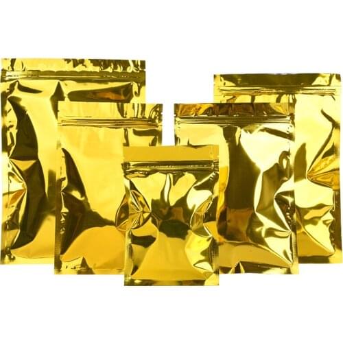 2000pcs/lot gold Eye mask monitor Granule foil PC board Circuit drug Optical drive hard disk cosmetic tea nut bag Packing bag