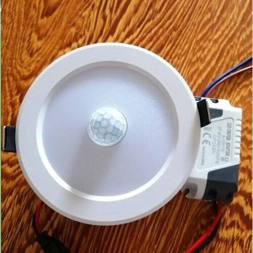 5W 7W 9W LED Downlight Light PIR Motion Sensor 5730 SMD LED Light StepPath Lamp AC 85-265V