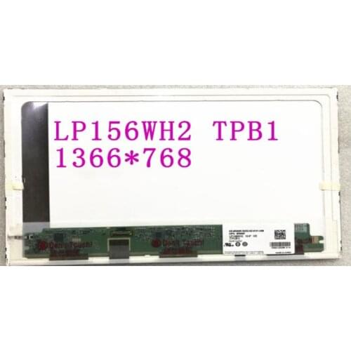 Free Shipping LP156WH2 TPB1 B156XW02 V.6 N156BGE-E11 N156BGE-E21 Laptop Lcd Screen EDP 30pins 1366*768