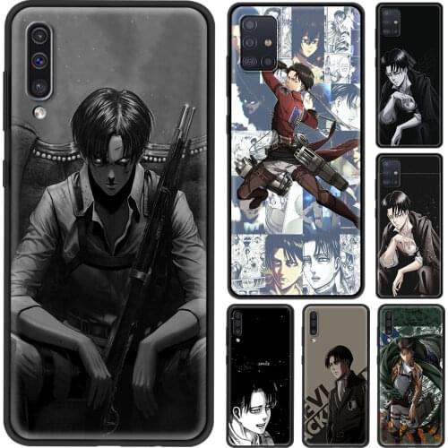 Case For Samsung M31 Prime Cover for Galaxy M51 F41 M30s M21 M11 M01 A9 A7 2018 Caso Anime Attack on Titan levi ackerman