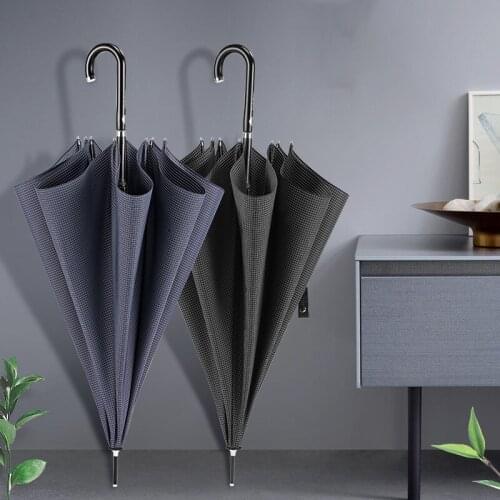 Long Handle Large Umbrella Men Windproof Academy Uv Protection Umbrella Rain Protection Unbrellas Paraguas Plegable Rain Gear