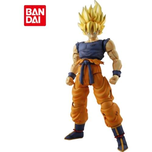Bandai Genuine Dragon Ball MG FIGURE-RISE 1/8 Super Saiyan Son Goku Anime Action Figure Assembly Model Toys Gifts for Birthday