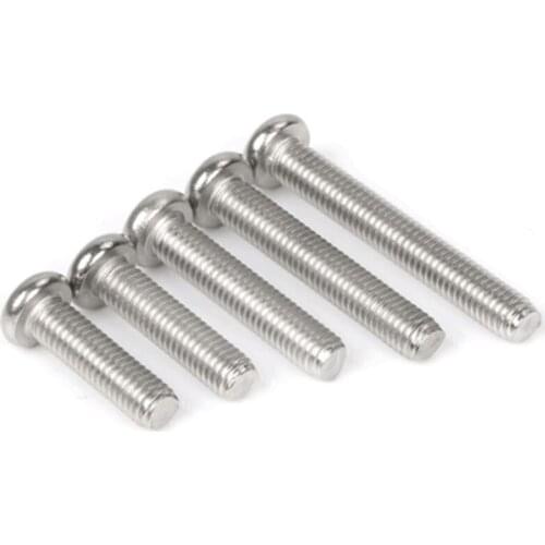 M1-1.4 Round Phillips Machine Stainless steel 304 Screw GB818 bolt
