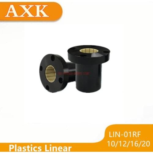 Engineering Plastics Linear Plain Bearings Round Flange Lin-01rf-10 Lin-01rf-12 Lin-01rf-16 Lin-01rf-20 Lmf10 Lmf12 Lmf16 Lmf20