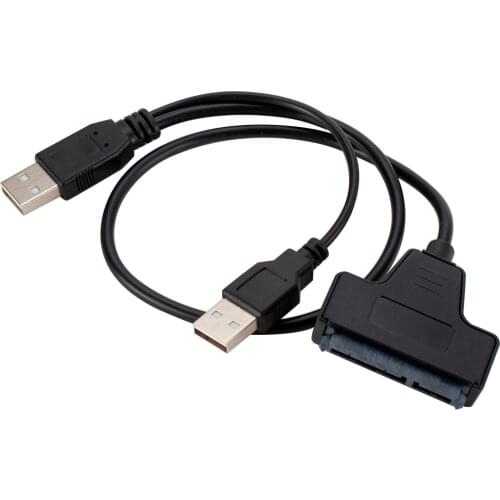 Sata cable 15Pin to USB Aux cable For 2.5 HDD computer Hard Disk Driver connector Best selling Hard Disk Cable connector