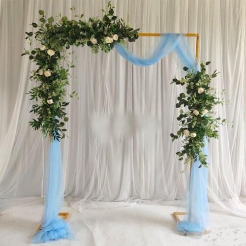Square Arch Decoration Background Frame Wedding Shelf Wrought Iron Wedding Props Background Flower Stand T Stage Layout