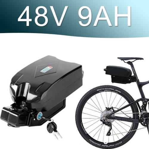 48V 750W Lithium ion Battery 9AH battery fro g typ Rear Battery Pack 48V Electric bicycle 48v 8fun bbs02 battery