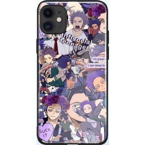 Shinso Hitoshi My Hero Academia anime Soft Silicon Glass Phone Case for IPhone SE 6s 7 8 Plus X Xr Xs 11 12 Mini Pro Max Samsung