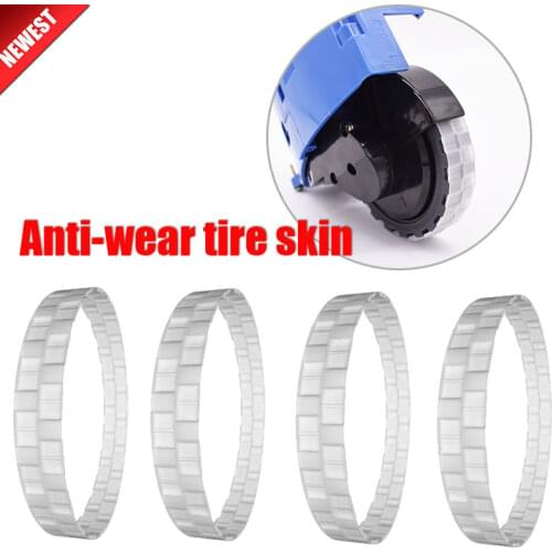 Robot vacuum cleaner anti-wear tire skin accessories kit for iRobot and Xiaomi mijia 1S 2S T4 T6 1C roborock s50 s55 s6 s5max