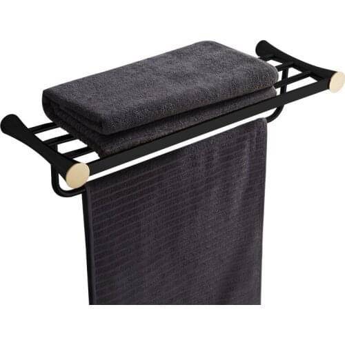 Black Gold Bathroom Accessories Set Soild Brass Towel/Paper Rack/Ring Toilet Brush Holder Robe Hook Bath Hardware New Arrival