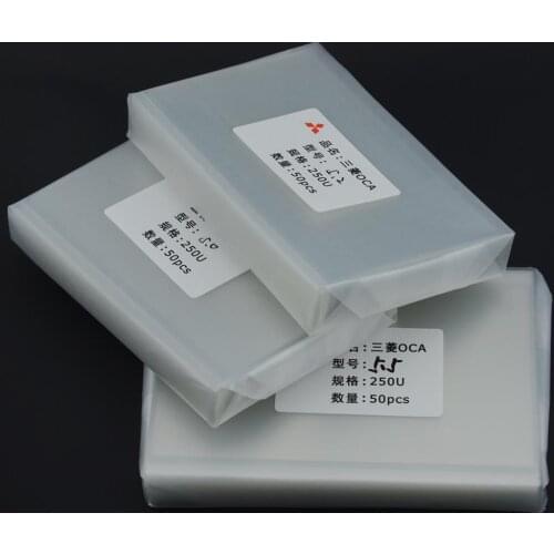 50PCS 250um OCA Film for Samsung Galaxy A51 A71 A10 A20 A30 A40 A50 A60 A70 A10 Touch Glass Lens Optical Clear Adhesive Glue
