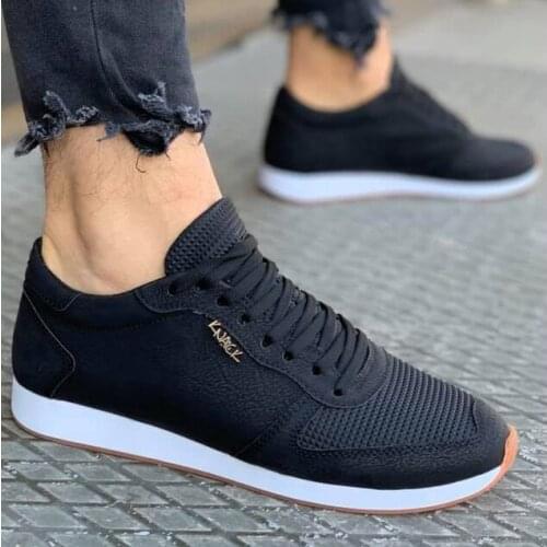 Knack Casual Male Shoes 002 Skidproof Black Street Fashion New Season New Creation Spring Summer Cool Comfortable