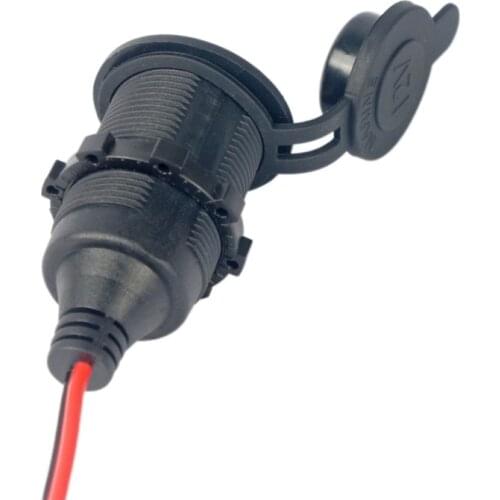 12/24 V DC Female Car Cigar Lighter Plug Plug Adapter Plug Car Charger Car Accessory Cigar Power Cigarette Socket