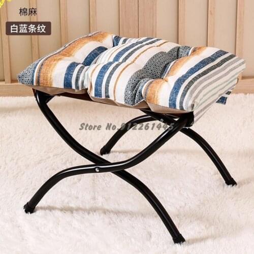 Folding Sofa Stool Step Stool Creative Leisure Shoe Stool Office Chair Lunch Break Supporting Small Stool Wild