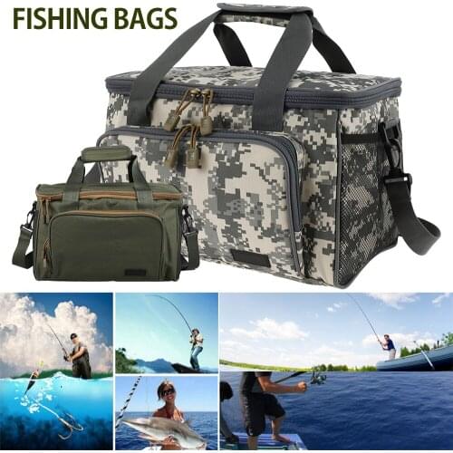 Fishing Bag Multifunctional Outdoor Waist Bag Portable Lure Waist Pack Messenger Bag Pole Package Fishing Tackle Bag Tackle Bag