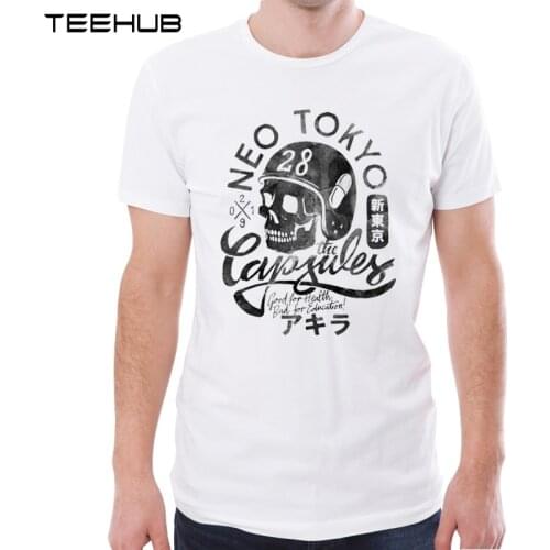 TEEHUB The Capsules Classic Men T-Shirt Short Sleeve Hipster Tops Black Ink Version Printed Mens Geek Tee Shirts
