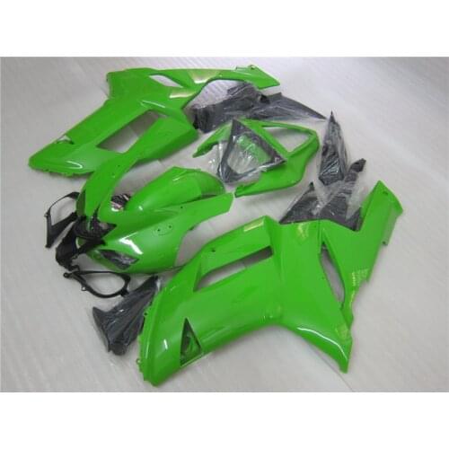HiXF quality ABS plastic Fairing kit for Kawasaki ZX 6R 2007 2008 NINJA zx6r 07 08 green black motorcycle fairings set XF20
