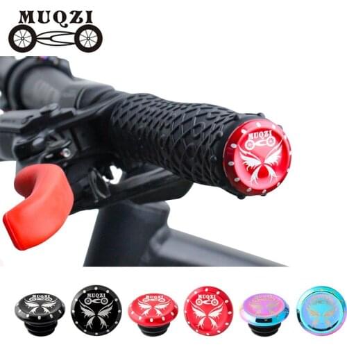 MUQZI 1 Pair Bike Handlebar Bar Cap aluminum alloy Handle Grips End Plug Superlight Covers MTB Road Bicycle Parts