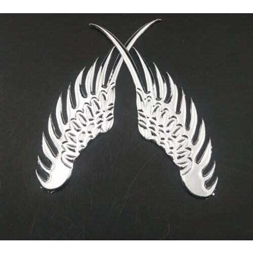 1 Pair of Fashion 3D Wings Car Stickers For Dacia duster logan sandero stepway lodgy mcv 2 Renault Megane Modus Espace Laguna
