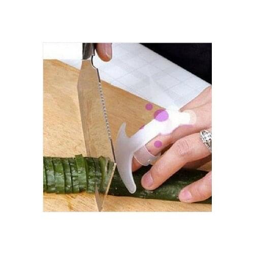 1pcs Safe Slice Tool Plastic Hand Protector Guard Hand Guard Finger Protector Kitchen Gadgets Cooking Tools