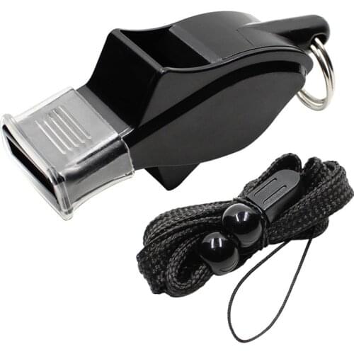 1pcs Big Sound Whistle Seedless Plastic Whistle Football Basketball Hockey Baseball Outdoor Sports Referee Whistle QA1150