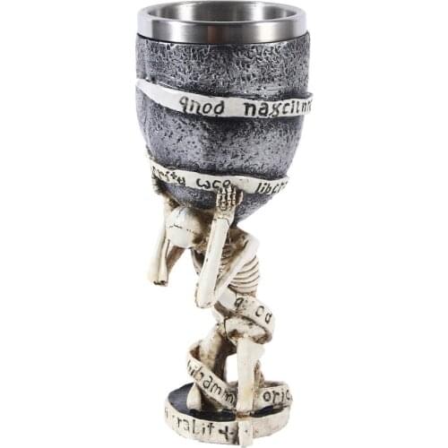 180ML Halloween Party Skull Wine Cup Handmade Creative Wine Glasses Punk Drinking Utensils Wine Cabinet Decorative Ornaments