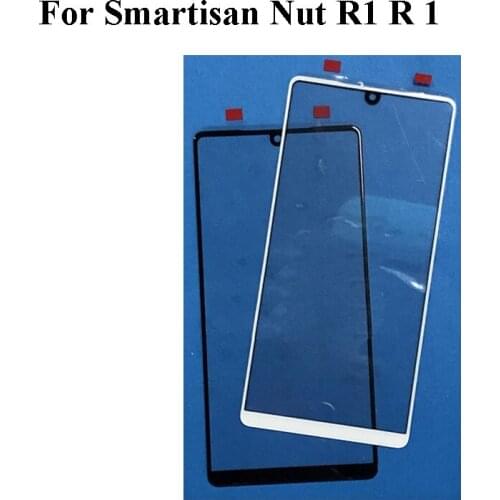 2PCS For Smartisan Nut R1 R 1 Front LCD Glass Lens touchscreen For Smartisan NutR1 Touch screen Outer Screen Glass without flex