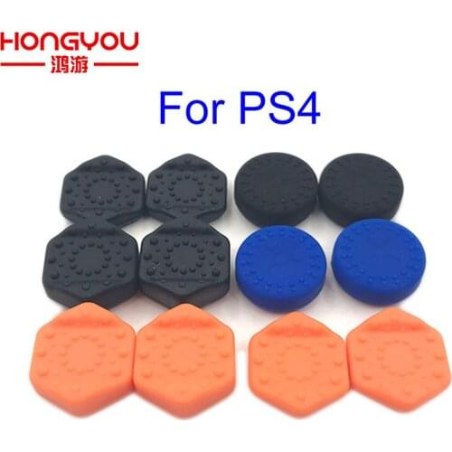20pcs Silicone Analog Thumb Stick Grips Cover for PlayStation 4 PS4 Pro Slim for PS3 Controller Thumbstick Caps for Xbox 360