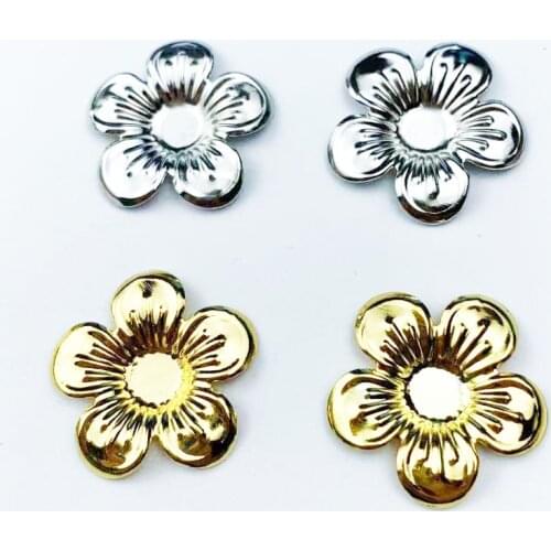 20pcs 21mm Filigree Metal sheets decorative for Jewelry Making Cosplay accessories Earring accessories