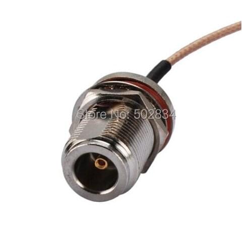 5pcs Coax cable N female to N female Bulkhead Pigtail Connector RG316 Cable 20cm