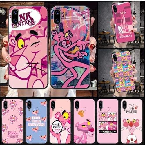 Pink Panther Phone Case For Huawei Honor 6A 7A 7C 8A 8X 8 9 9X 10 10i 20 Lite Pro black silicone funda art bumper luxury