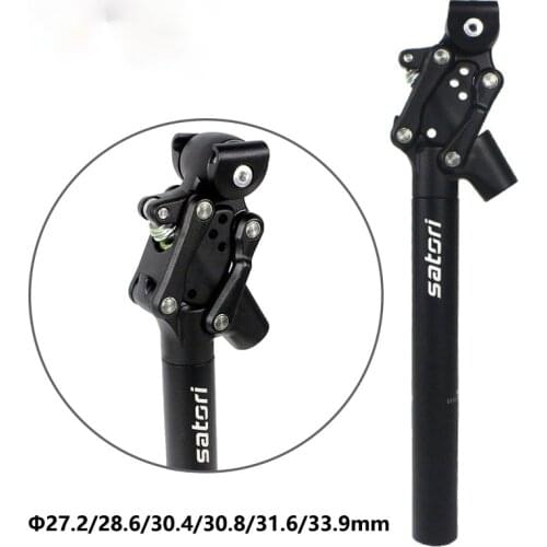 Damping Suspension Seatpost Mountain Road Bike Seat Post 27.2/28.6/30.4/30.8/31.6/33.9mm Seat tube 350mm Length