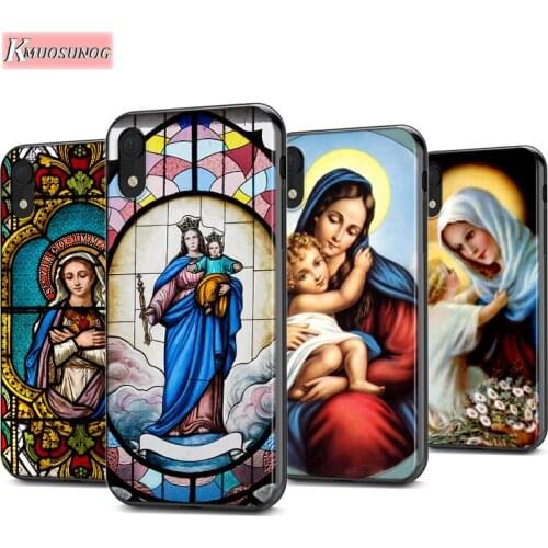 Virgin Mary Christian Silicone Cover For Apple IPhone 12 Mini 11 Pro XS MAX XR X 8 7 6S 6 Plus 5S SE Phone Case