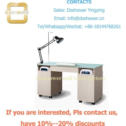 Doshower DS-1161 salon furniture nail table of beauty manicure table for salon nail table manicure table