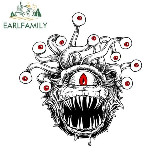 EARLFAMILY 13cm x 11.9cm for Beholder Car Stickers Vinyl Creative Decal Funny Graffiti Sticker Vinyl Car Wrap VAN Decoration
