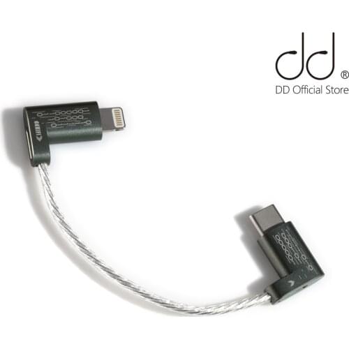 DD ddHiFi MFi06 Light-ning to USB TypeC Data Cable to Connect iOS Devices with USB-C DAC / AMP