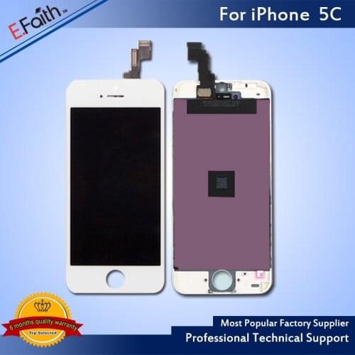 Grade A+++quality Mobile Phone LCD Display For iphone 5C lcd Touch Screen Digitizer Assembly color 50pcs/lot