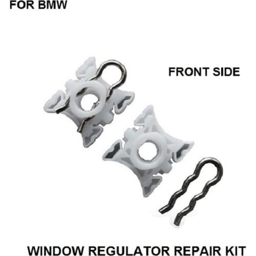 WINDOW REGULATOR REPAIR CLIP KIT TWO PIECES CAR PARTS FOR BMW WINDOW REGULATOR SLIDER CLIPS E32 E34 E36 E92 Z3 Z4