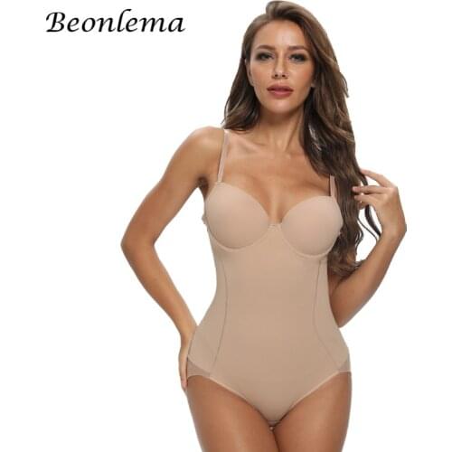 Shapewear Bodysuit Crop Cup Thong Girdle Slimming Lose Weight Waist Trainer Shapewear Women Tummy Control Corset Sexy Lingerie