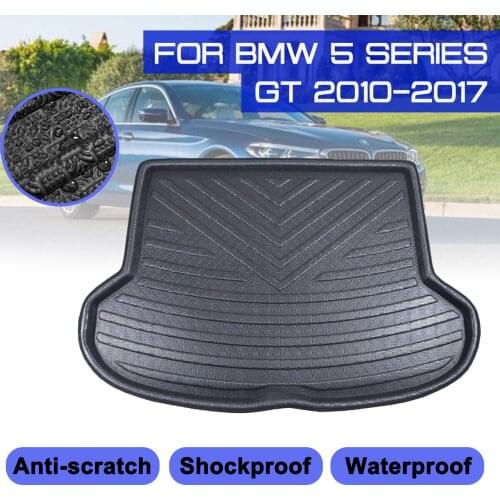 Car Rear Trunk Anti-mud Cover Carpet For BMW 5 Series GT 2010 2011 2012 2013 2014-2017 Floor Mat